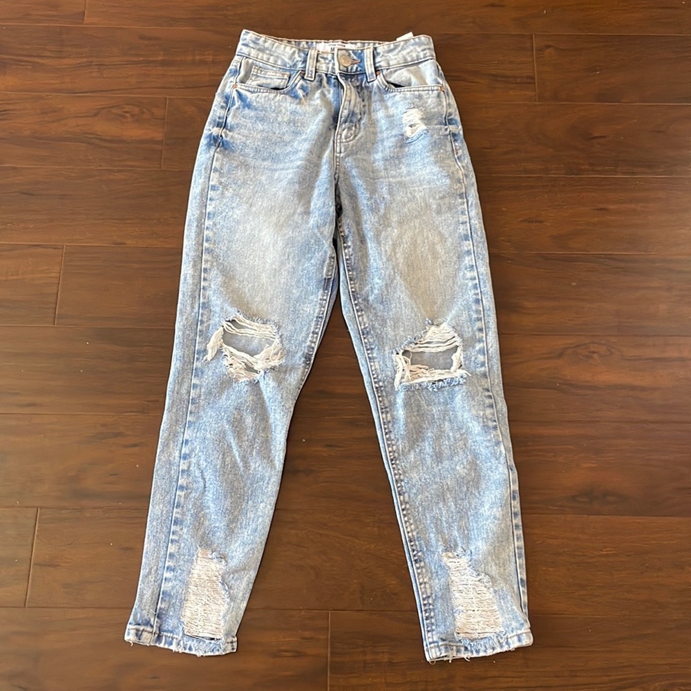 Charlotte Russe High Rise Mom Jeans